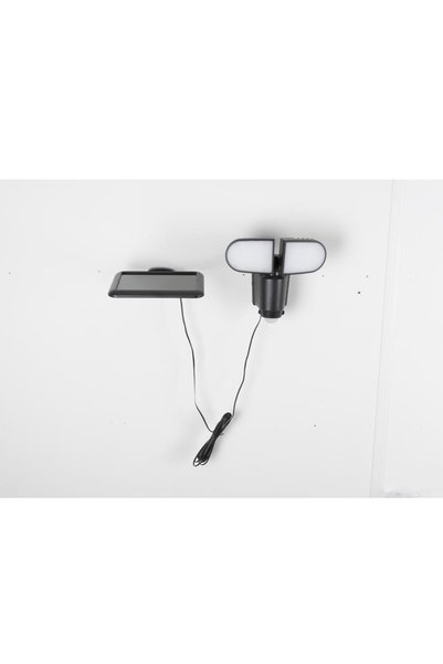 Grundig Ηλιακός Διπλός Προβολέας LED με Πάνελ και Αισθητήρα Κίνησης 5 μ., 10952