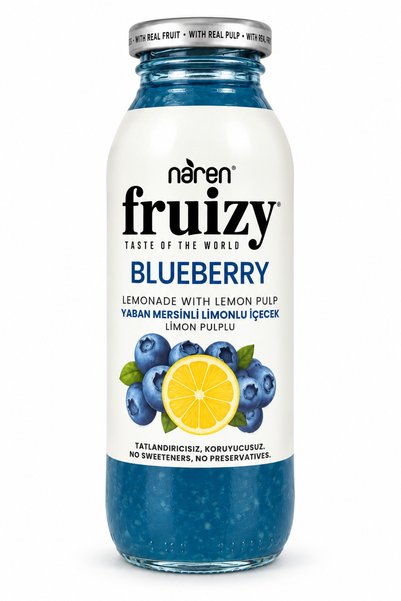 Naren Fruisy Yaban Mersinli Limonlu İçecek 200 ml x 6