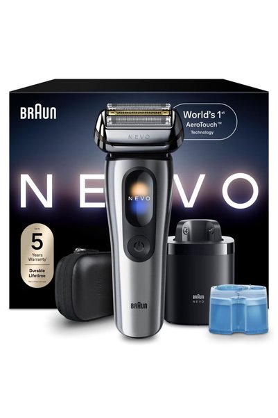 Braun Nevo 11010c Electric Shaver, Pro Trimmer, Aero touch, SensoFlex, Auto a...