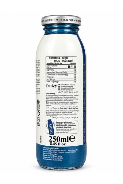 Naren Fruisy Yaban Mersinli Limonlu İçecek 200 ml x 6