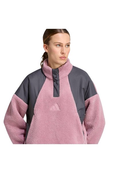 adidas KH4594-K W Xpl Hp Snap Kadın Sweatshirt Pembe