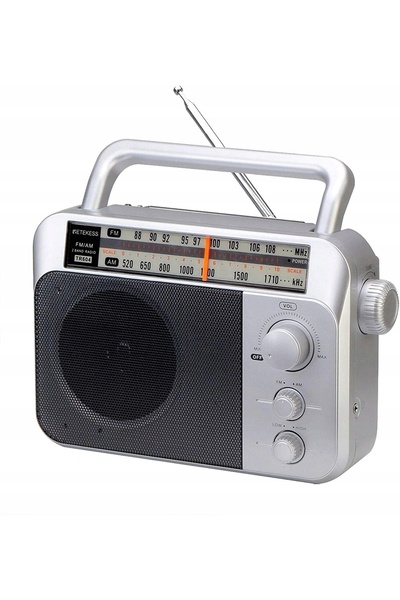 retekess TR604 Radio portabil AM/FM (Argintiu) - Potrivit pentru vârstnici