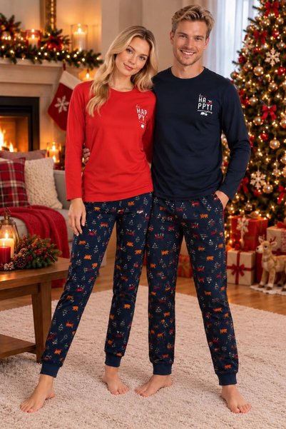 Rolypoly Women's Christmas/New Year Pajama Set, with Socks as a Gift, Perfect...
