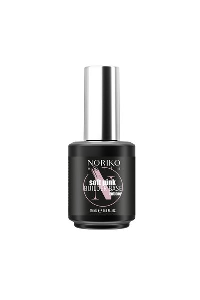 Noriko Builder Base Unghii Roz Pal - Bază de cauciuc pentru construcție 15 ml