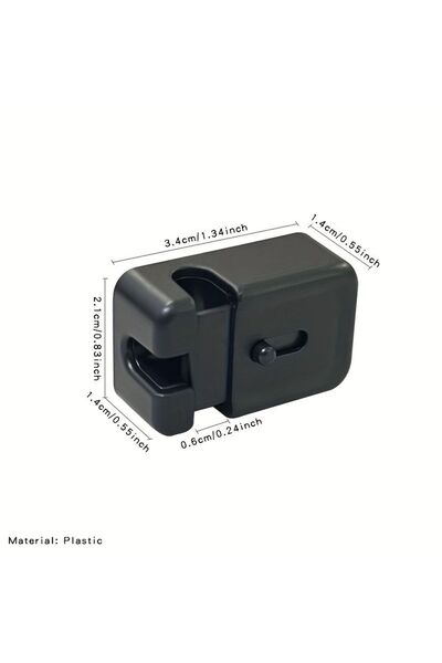 Generic منظم أسلاك مكتبي باللون البنفسجي، مزود بـ 8 مشابك لتنظيم أسلاك شحن ال...