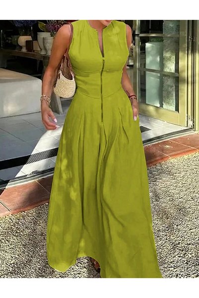 Evendi Rochie medie, Verde