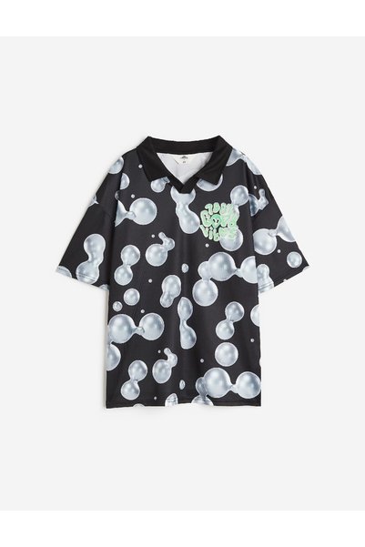 Evendi Tricou Oversize, Negru