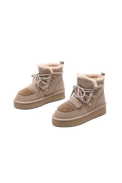 Tonii Women's boots, made of natural Leather , with fur interior, decorative ...