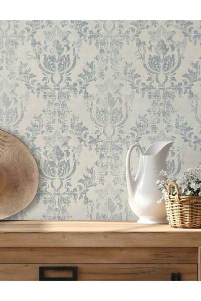 Evendi Self-adhesive wallpaper, White/Blue