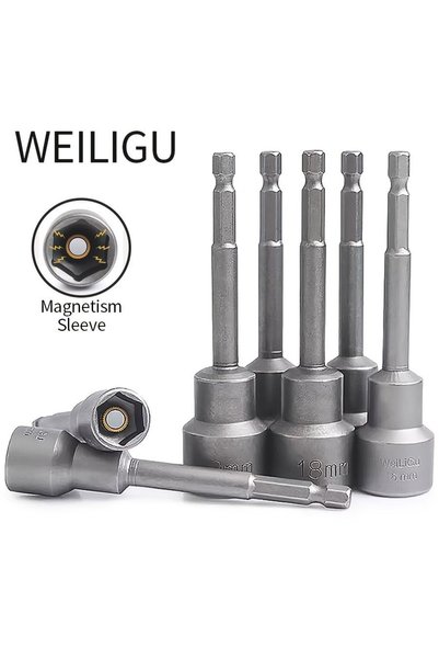 Generic 4 Inch Magnetic Hex Socket 1 4 Inch Drive Quick Change Hex Bit Hand D...