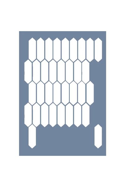 Cadence Boya Hhmr18 Home Heritage Hexagon Stencil 50X70Cm