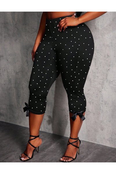 Evendi Three-quarter pants, Black