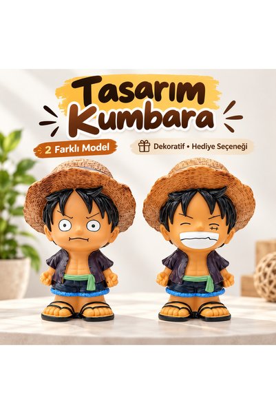 HEDİYEVİM Luffy Kumbara TASARIM KUMBARA BÜYÜK BOY