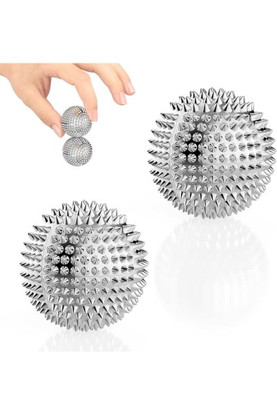 NALACAL Spiky Massage Balls for Foot & Back & Muscles, Body Acupressure Spiky...