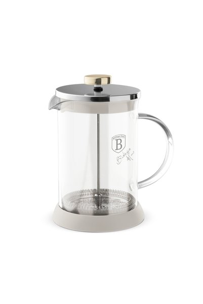 Berlinger Haus Cafetieră French Press - Sahara Collection, 0.6 L, crem