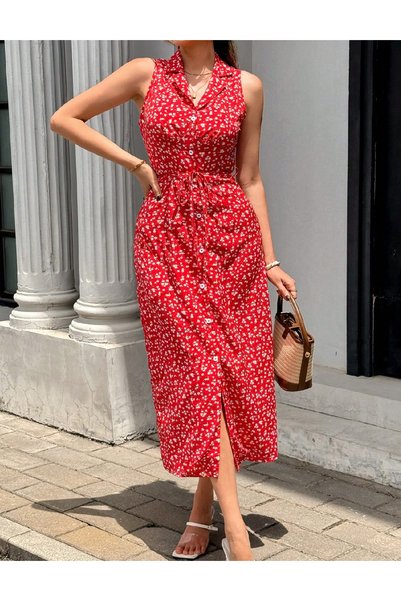 Evendi Rochie medie, Rosu