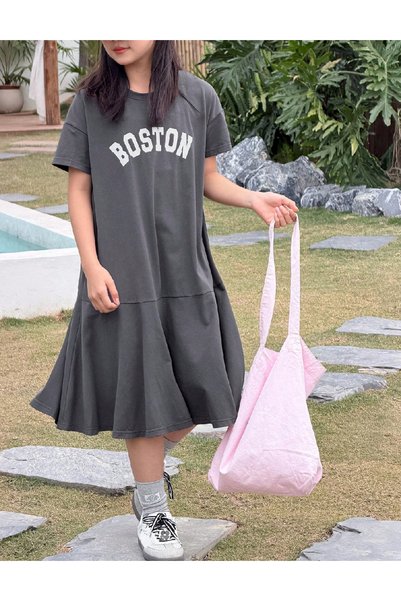Evendi Dress, Dark gray