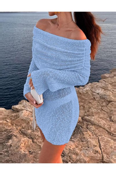 Evendi Плажна рокля, синя