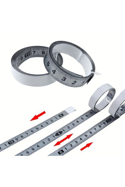 Generic Self Adhesive Measuring Tape 3m Metric Stick On Ruler For Workbench A...
