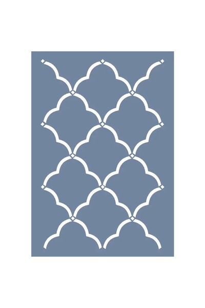 Cadence Boya HHMMR01 قالب نقش هندسي بتصميم "هوم هيريتيج" مقاس 25x35 سم