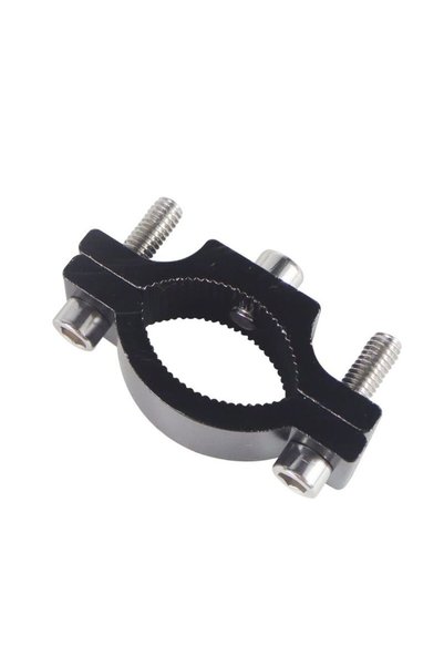 Generic Black M6 LED Light Clamp Bracket for 18.5-33.5mm Motorcycle Pipe Elec...