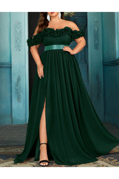 Evendi Rochie lunga, Verde inchis