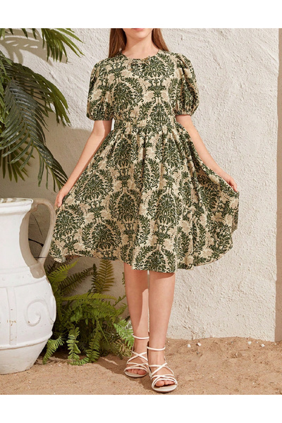 Evendi Suit, Beige/Green