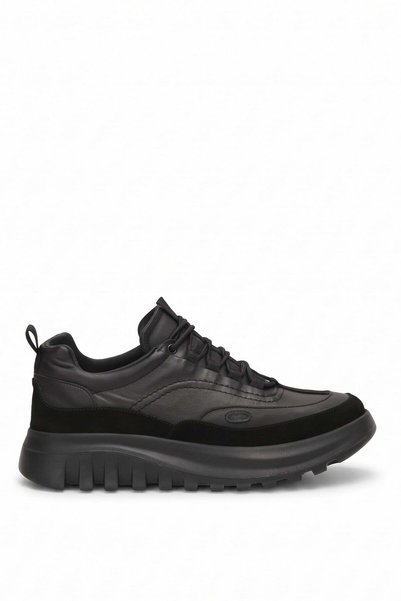 MARCOMEN 152-24192 Men's Genuine Leather Casual Shoes, Black.