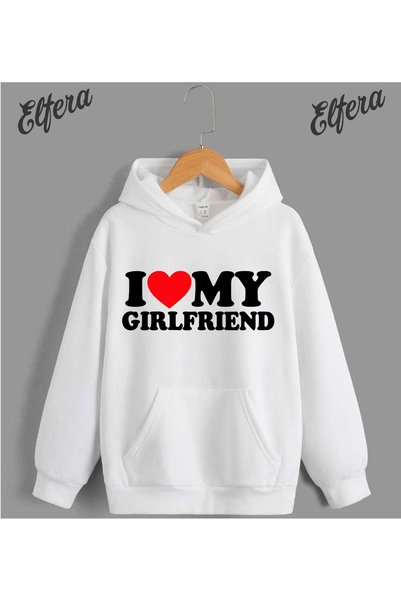 ELFERA I Love My Girlfriend's Printed Sweatshirt