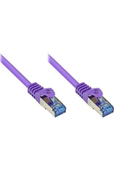 Good Connections Καλώδιο Δικτύου Gigabit S/FTP Cat.6a Ethernet 3m Μωβ