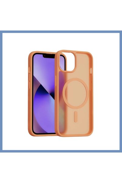 Generic Brand Joko iPhone 15 Compatible Jota Magsafe Case - Orange Ajs