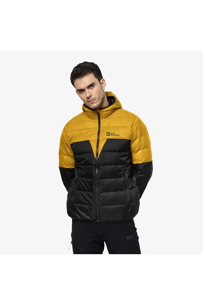 Jack Wolfskin Jachetă de puf pentru bărbați 1206612 galbenă