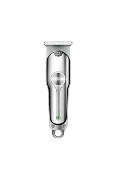 FOXMAG24 Hair Clipper, Steel Blades, 1.5h Battery, 3 Heads, Silver