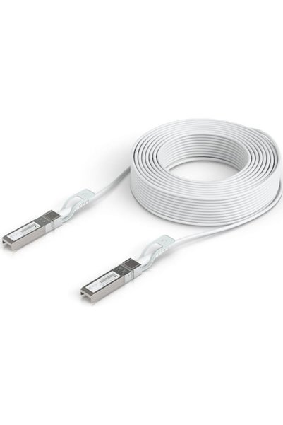 Ubiquiti Καλώδιο Οπτικών Ινών SFP+ 30m Λευκό Κωδικός: UACC-Uplink-SFP28-30M