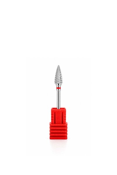 Cosmeticos Burghiu din carbură de tungsten roșu 5 x 13 mm - Burghiu profesion...