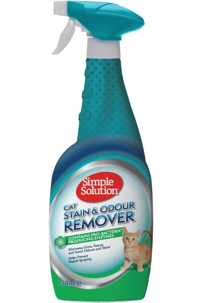 Simple Stain & Oudor Remover Spray for Cats, 750 ml