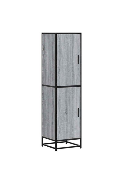 vidaxl Dulap nalt gri Sonoma 35,5x35x139 cm lemn prelucrat