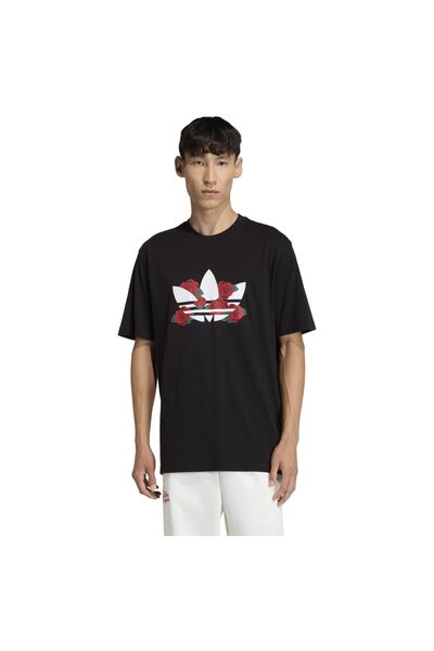adidas Ανδρικό κοντομάνικο μπλουζάκι: Μπλουζάκι Σειράς Τριφύλλι με Τριαντάφυλλα