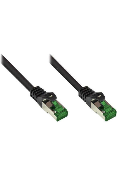 Other Alcasa S/FTP Cat.6a (Gigabit) Καλώδιο Δικτύου Ethernet 30m Μαύρο