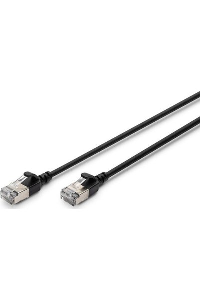 Digitus Καλώδιο Δικτύου Gigabit Ethernet F/FTP Cat.6a 1.5m Μαύρο