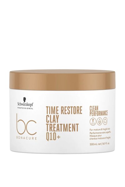 schwarzkopf professional Bonacure Time Restore, Q10, Μάσκα Πηλού Θεραπείας Μα...