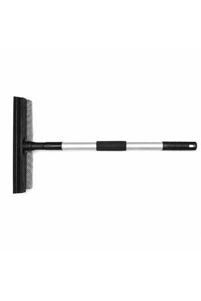 FOXMAG24 Racletă pentru spălarea geamurilor, mâner extensibil din aluminiu, 5...