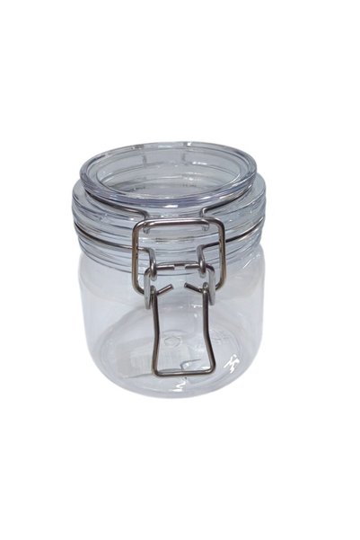 OEM Borcan din plastic 300 ml, cu sârmă și garnitură, 7x9 cm