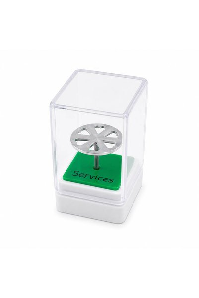 Cosmeticos Μεταλλικός Δίσκος Πεντικιούρ Pododisc L, 25 mm, Μοντέλο Καρδιάς