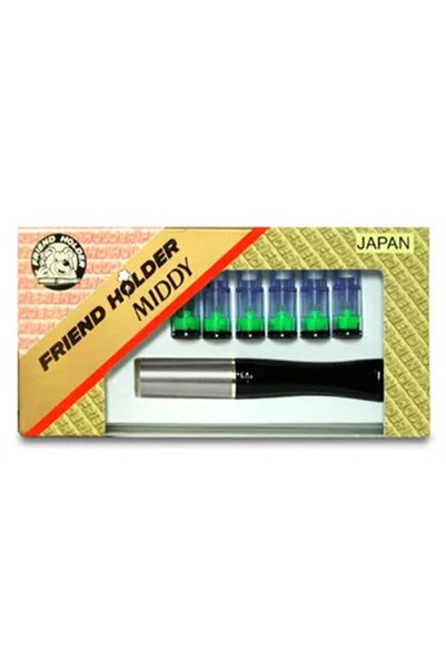 FRİEND HOLDER Κανονικός σωλήνας Middy 8mm - Ασημί (Ιαπωνία)