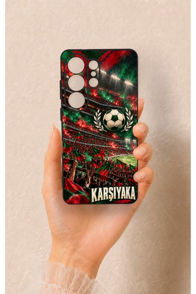 Vip Case Samsung S26 Ultra Compatible Silicone Case with a Karşıyaka-Themed P...