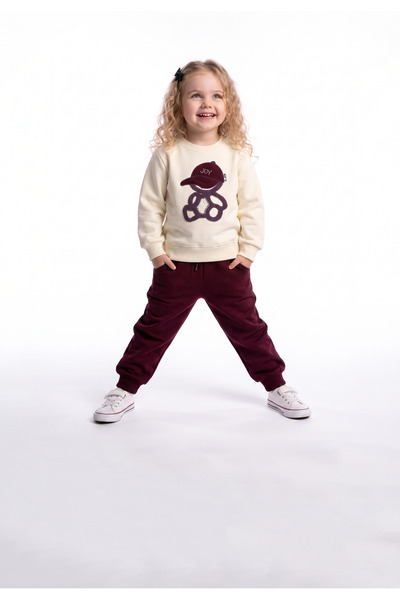 xjoy kids Girl's 3-Piece Fleece Winter Outfit