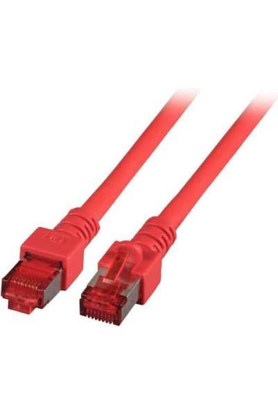 EFB Καλώδιο Δικτύου Gigabit S/FTP Cat.6 Ethernet 1m Κόκκινο Κωδικός: K5512.1