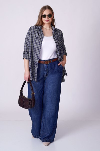 Büyük Moda Woodcutter plaid shirt