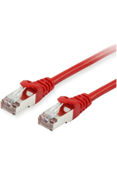 EQUIP Καλώδιο Δικτύου Ethernet S/FTP Cat.6a 0,5m Κόκκινο Κωδικός: 606502